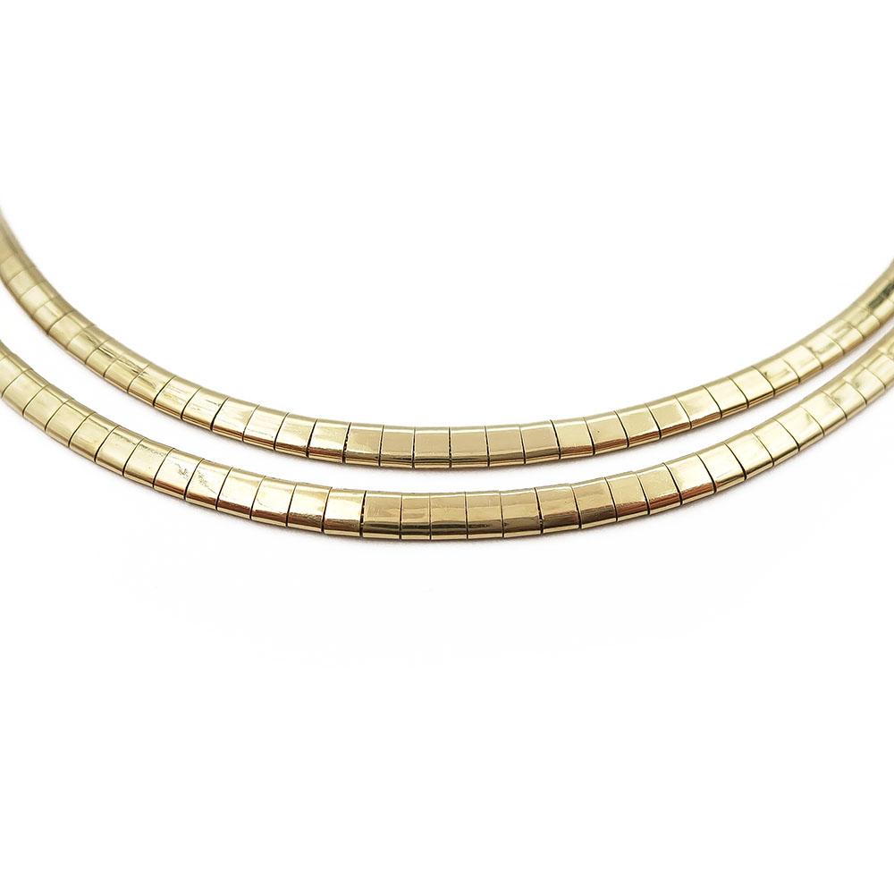 18k Kaksiketjuinen kaulakääty 42,5cm #1 Kultatukku.fi