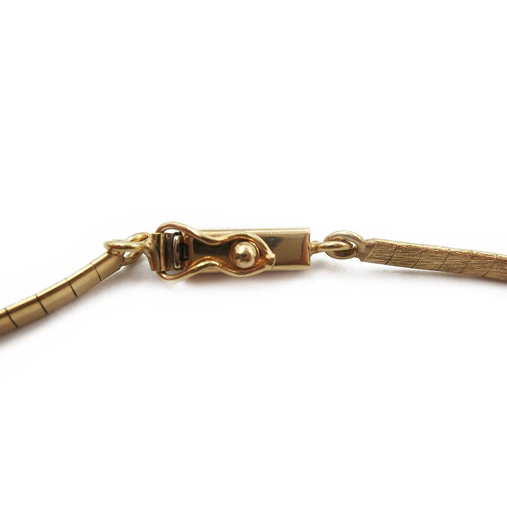 18k Kaksiketjuinen kaulakääty 42,5cm #2 Kultatukku.fi