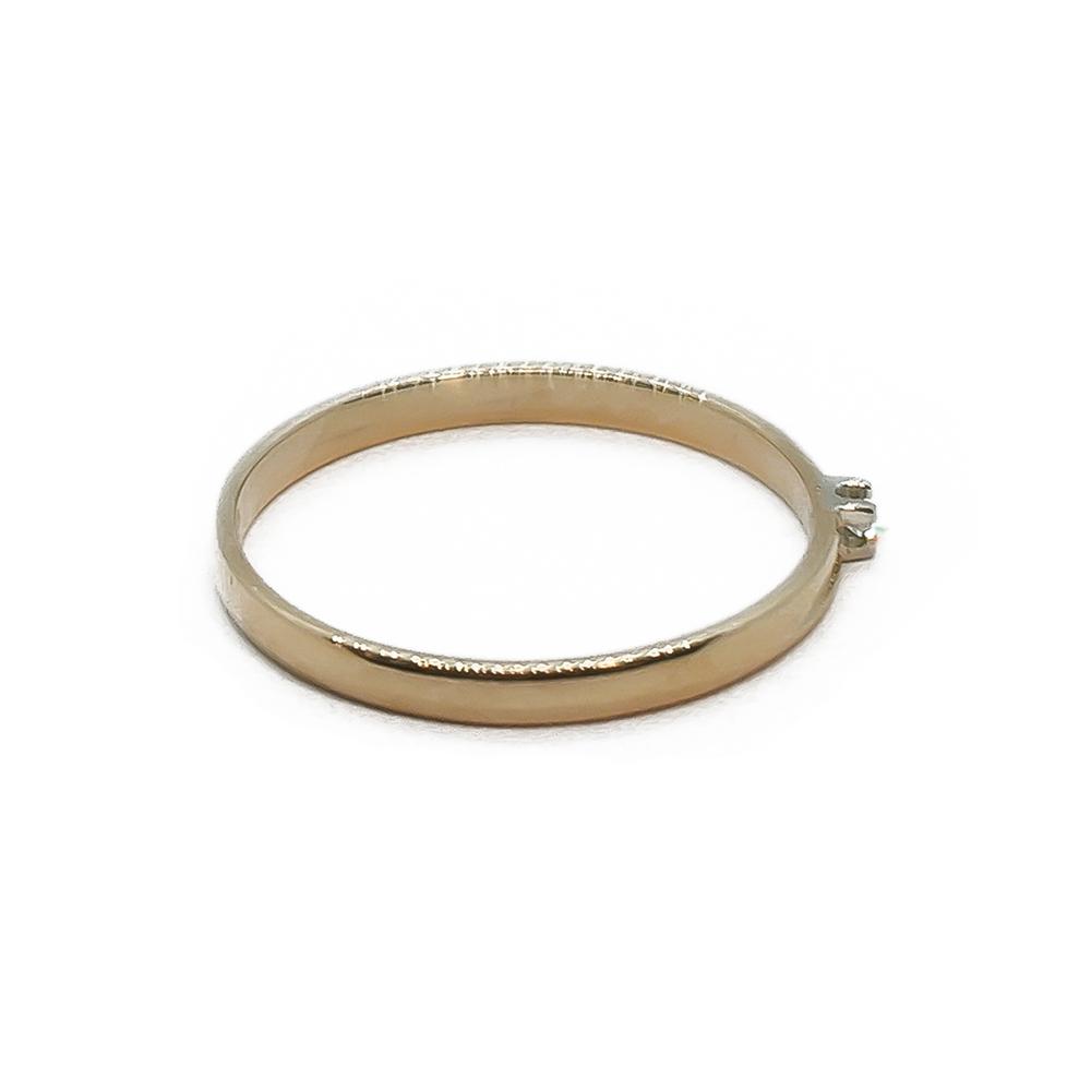 Pertti Aittila timanttisormus 0,002 ct, 18K kulta, 16,5 mm, 1981 #1 Kultatukku.fi