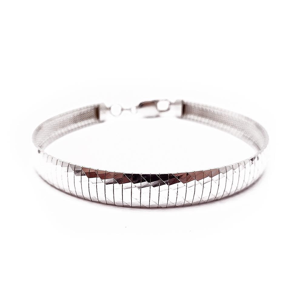 Hopeinen ranneketju 21,5cm #0 Kultatukku.fi