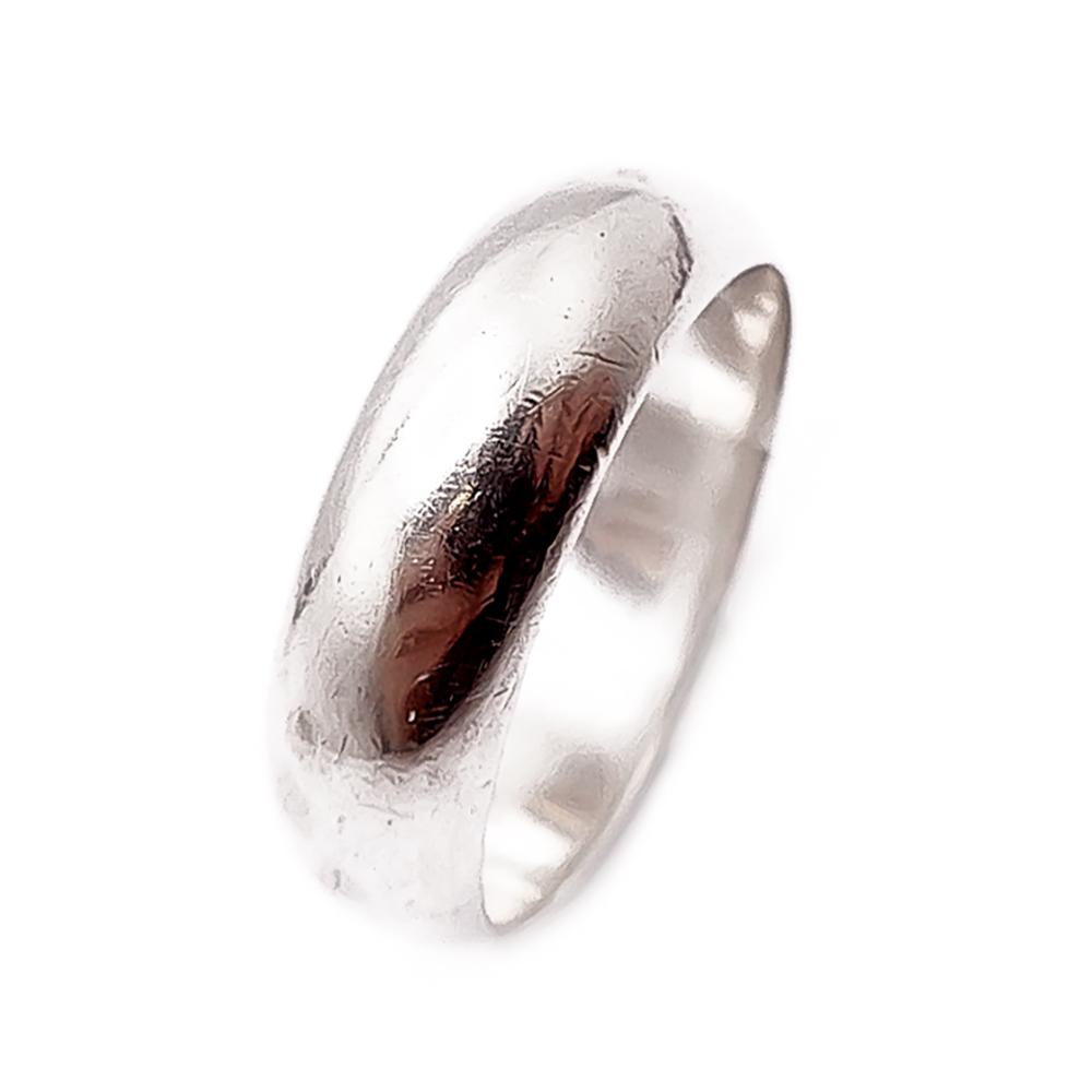Hopeinen pp sormus 19cm v.1906 #0 Kultatukku.fi