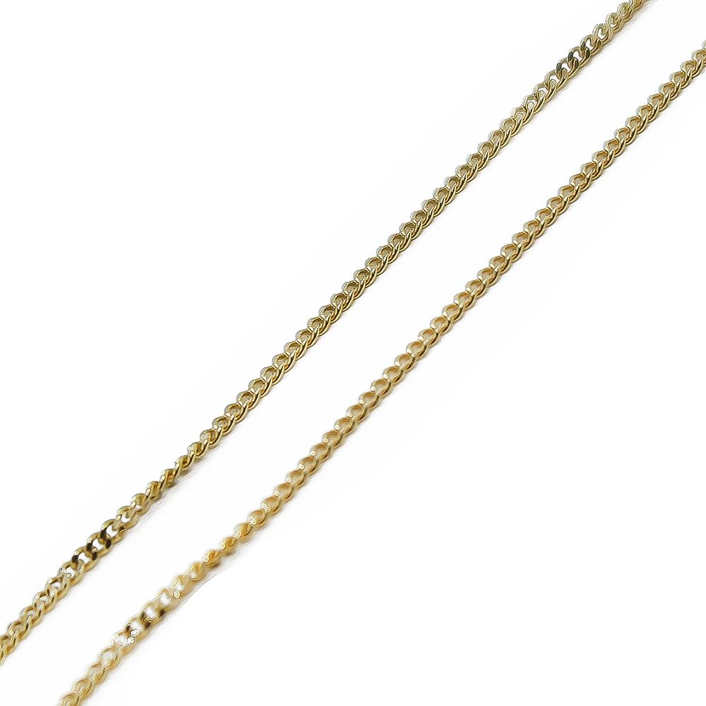 FBM panssarikaulaketju 585 kultaa, 42 cm, 1,4 mm #0 Kultatukku.fi
