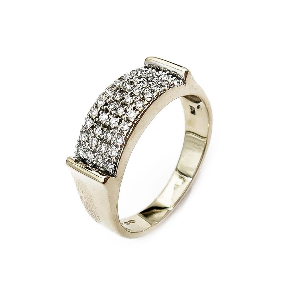 Monirivinen timanttisormus 0,25ct 18mm #0 Kultatukku.fi