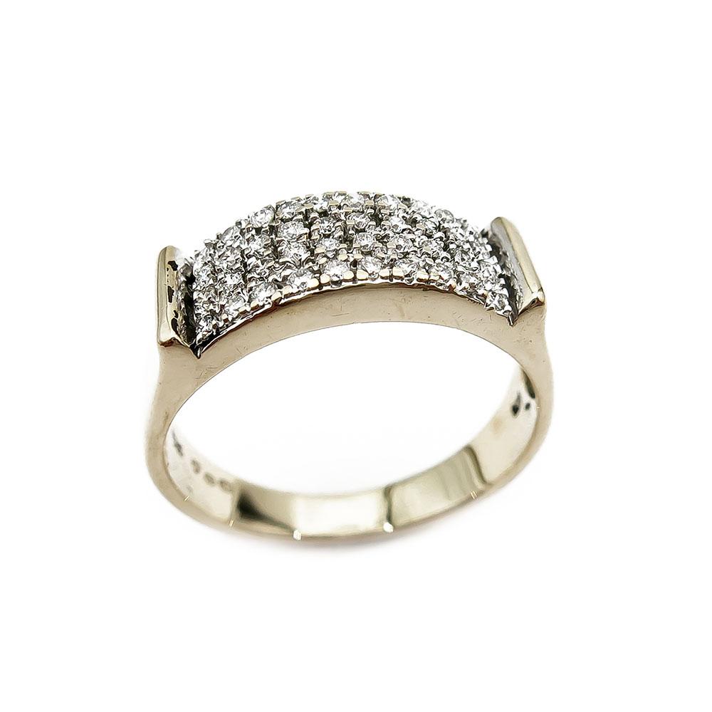 Monirivinen timanttisormus 0,25ct 18mm #1 Kultatukku.fi