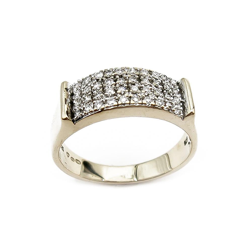 Monirivinen timanttisormus 0,25ct 18mm #2 Kultatukku.fi