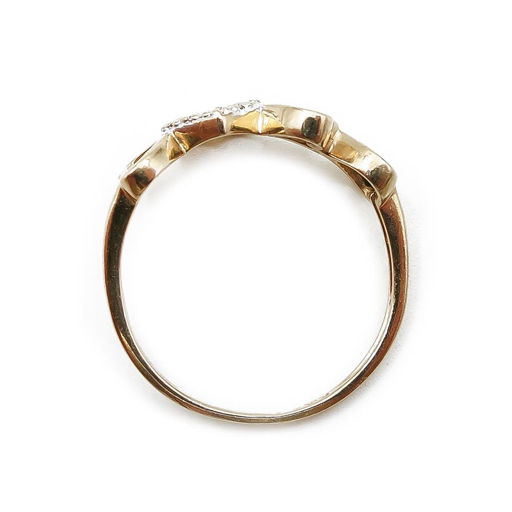 Tim.0,045ct sydänsormus koko 16,5 #2 Kultatukku.fi