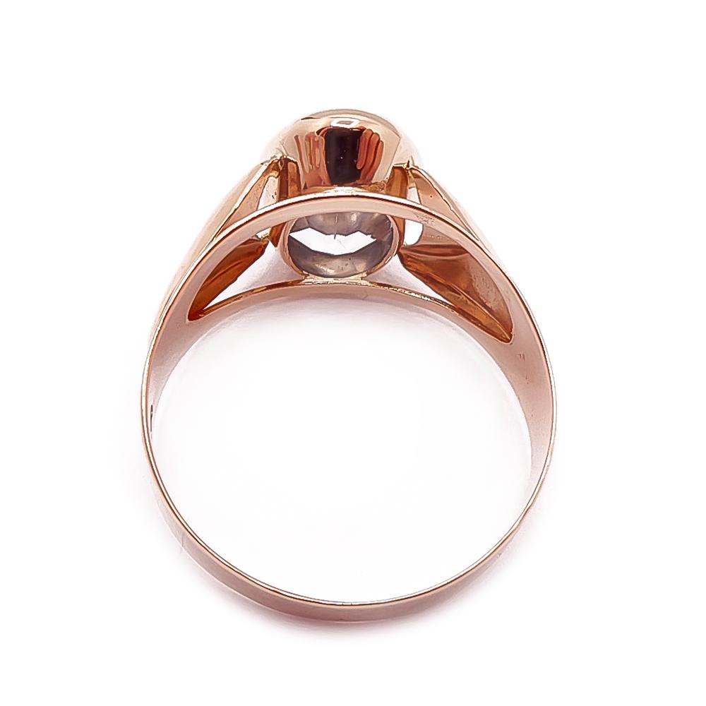 Kultainen aquamariinin värinen kivi 18mm v.-90 #2 Kultatukku.fi