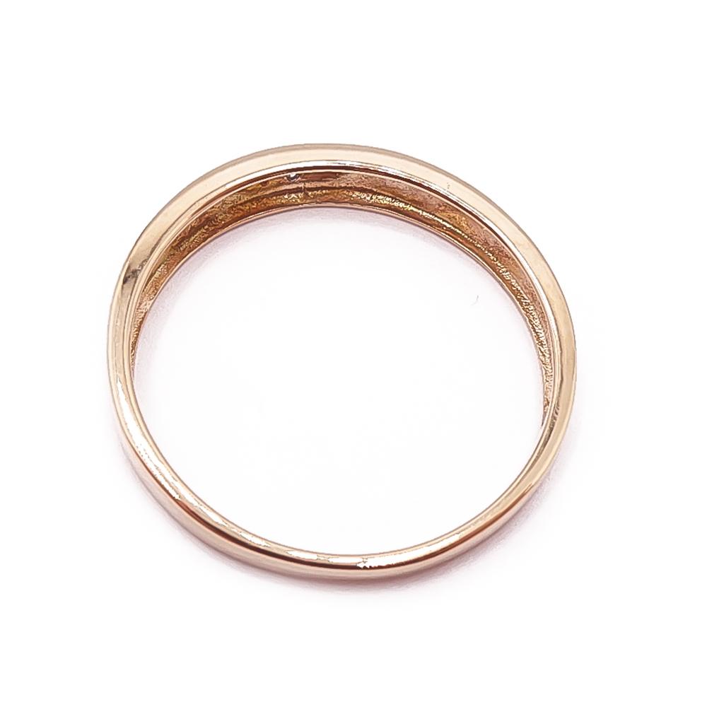 Kultainen timanttisormus 0,015ct 18,5mm #2 Kultatukku.fi