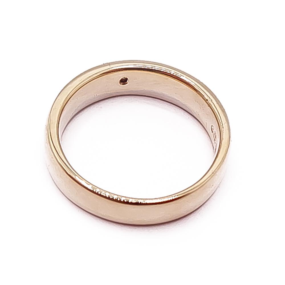 Timanttiset valko- ja keltakultainen timanttisormus 0,05 ct, 16,6 mm – 2001 #2 Kultatukku.fi