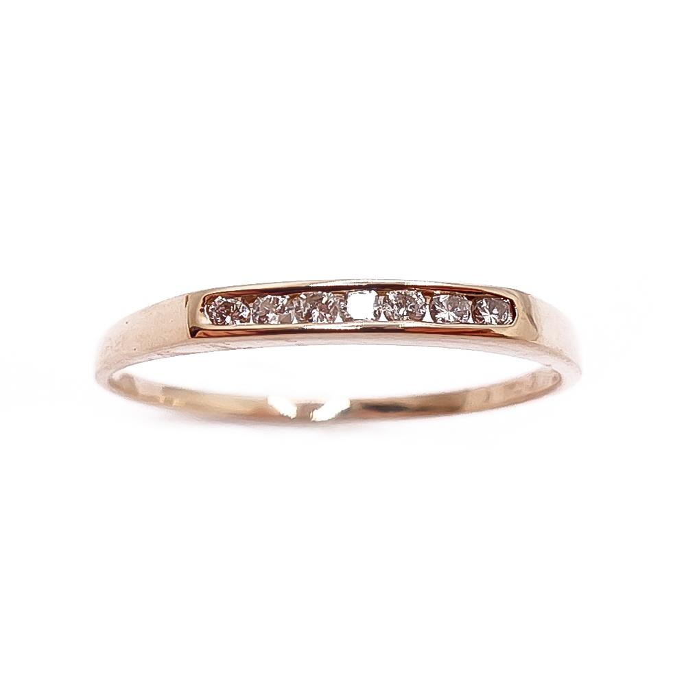Kultainen timanttisormus 0,07ct 21mm #1 Kultatukku.fi
