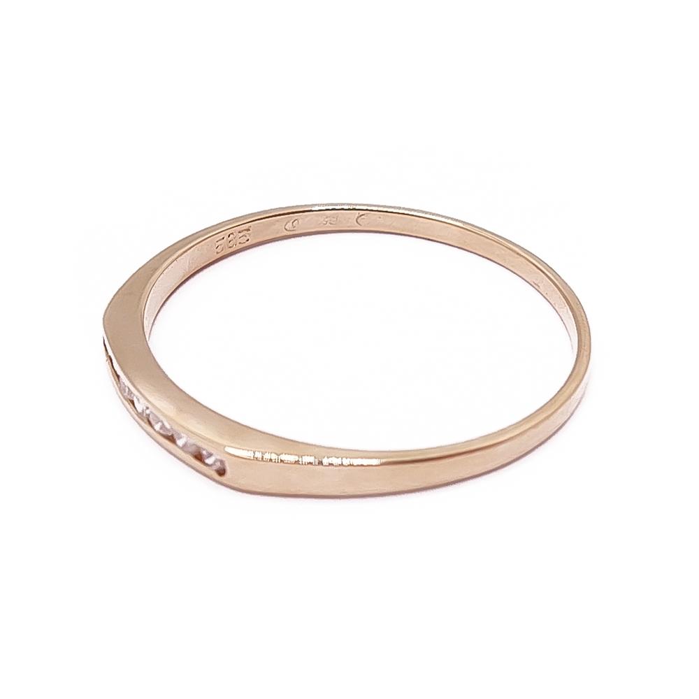 Kultainen timanttisormus 0,07ct 21mm #3 Kultatukku.fi