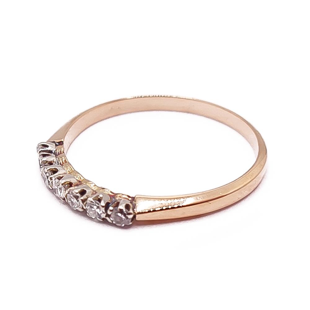 18k timanttisormus 0,07ct 16+ v.-84 #1 Kultatukku.fi