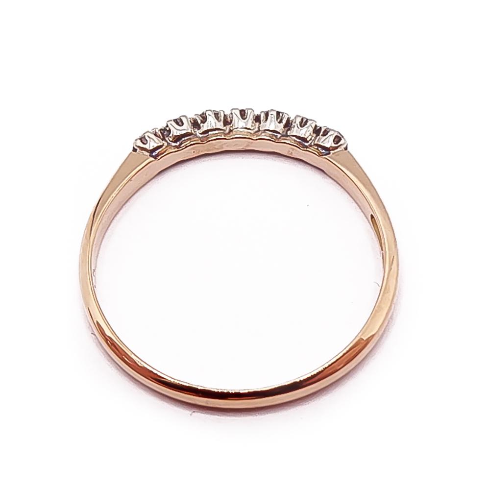 18k timanttisormus 0,07ct 16+ v.-84 #2 Kultatukku.fi