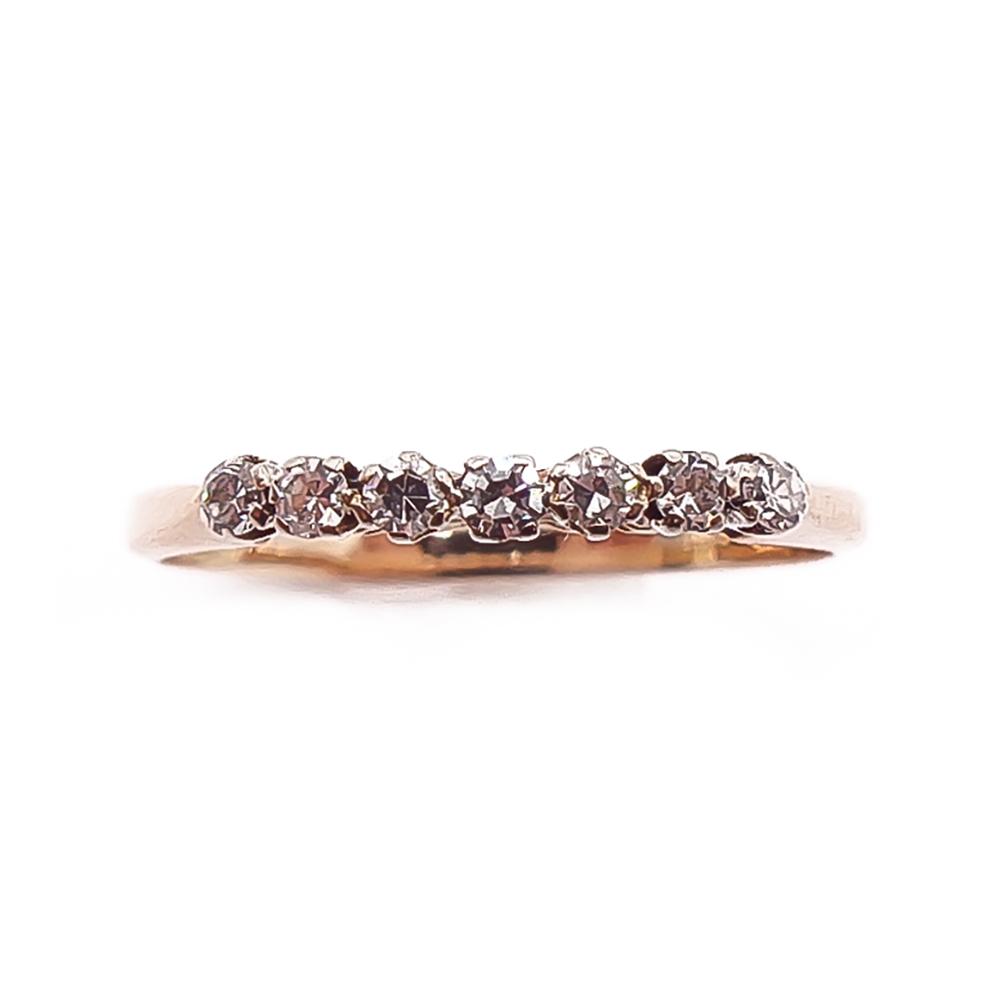 18k timanttisormus 0,07ct 16+ v.-84 #3 Kultatukku.fi