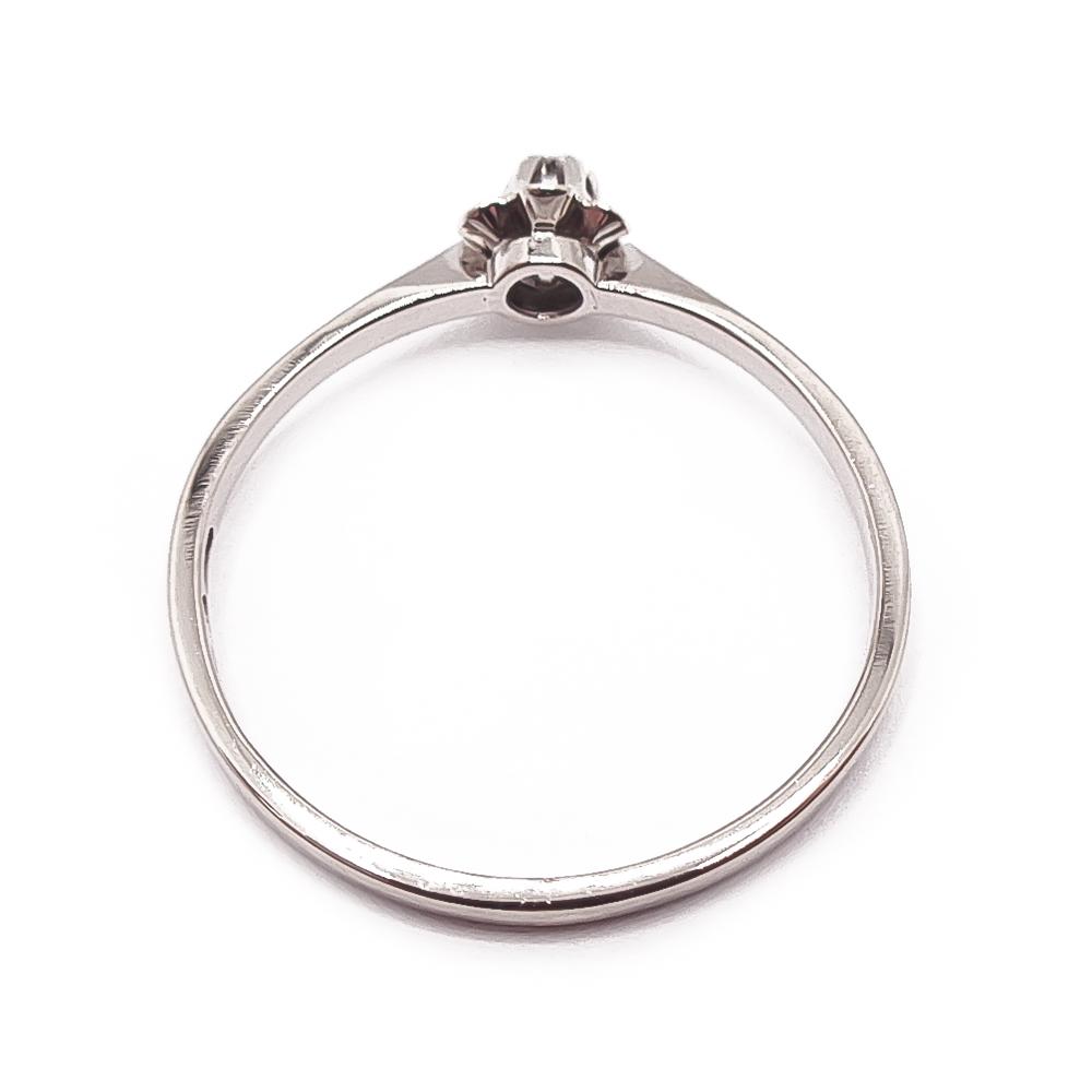 18k timanttisormus 0,02ct v.-79 16,5mm #2 Kultatukku.fi