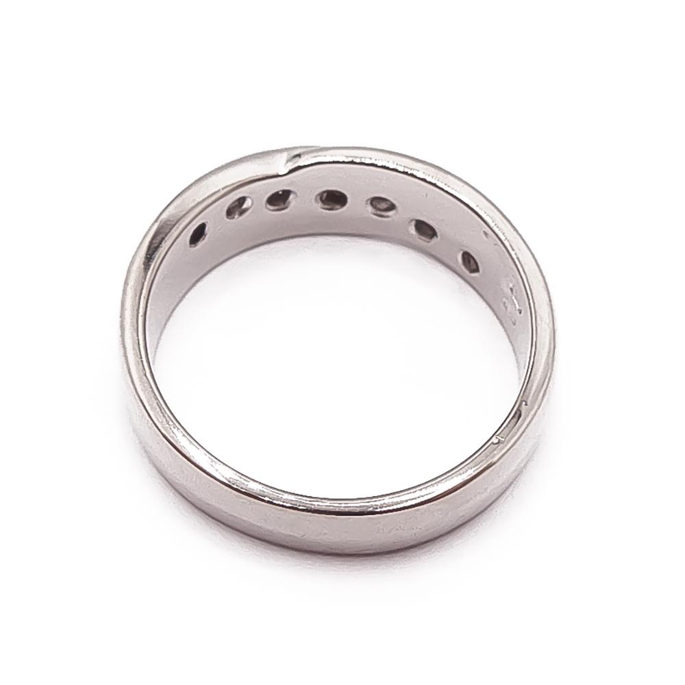Lappee Design 14K valkokultainen timanttisormus 0,07 ct, 17 mm #2 Kultatukku.fi