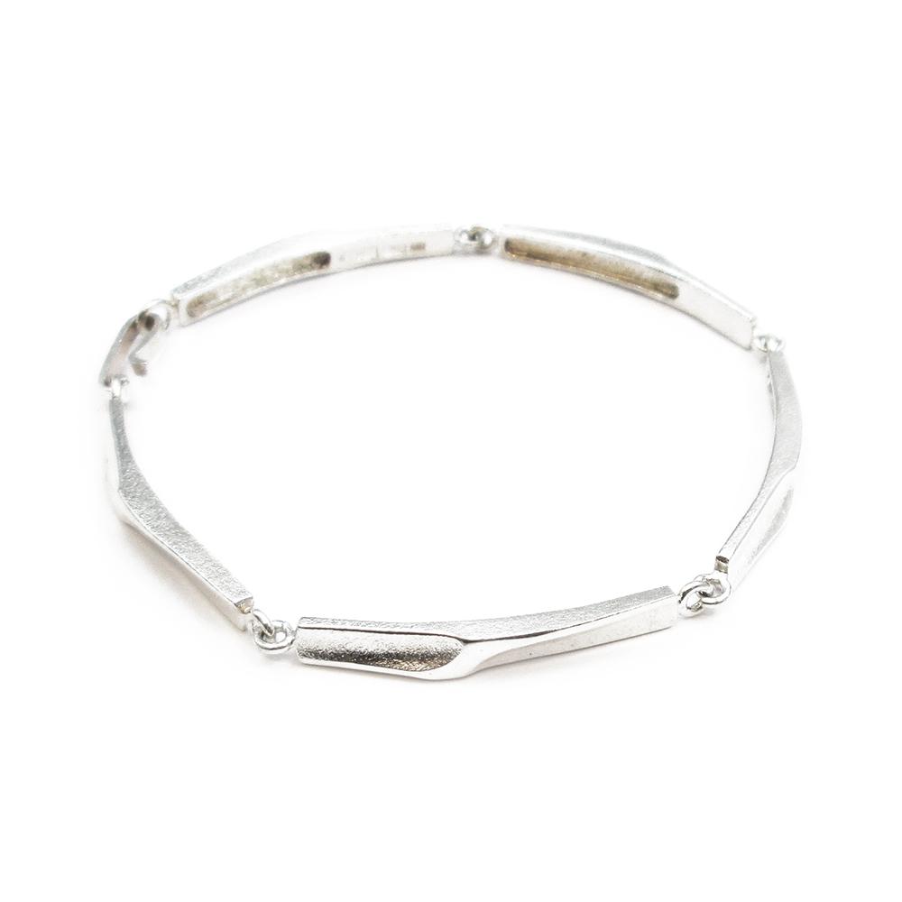 Hopeinen rannekoru Carela Jewelry Oy 19cm #0 Kultatukku.fi