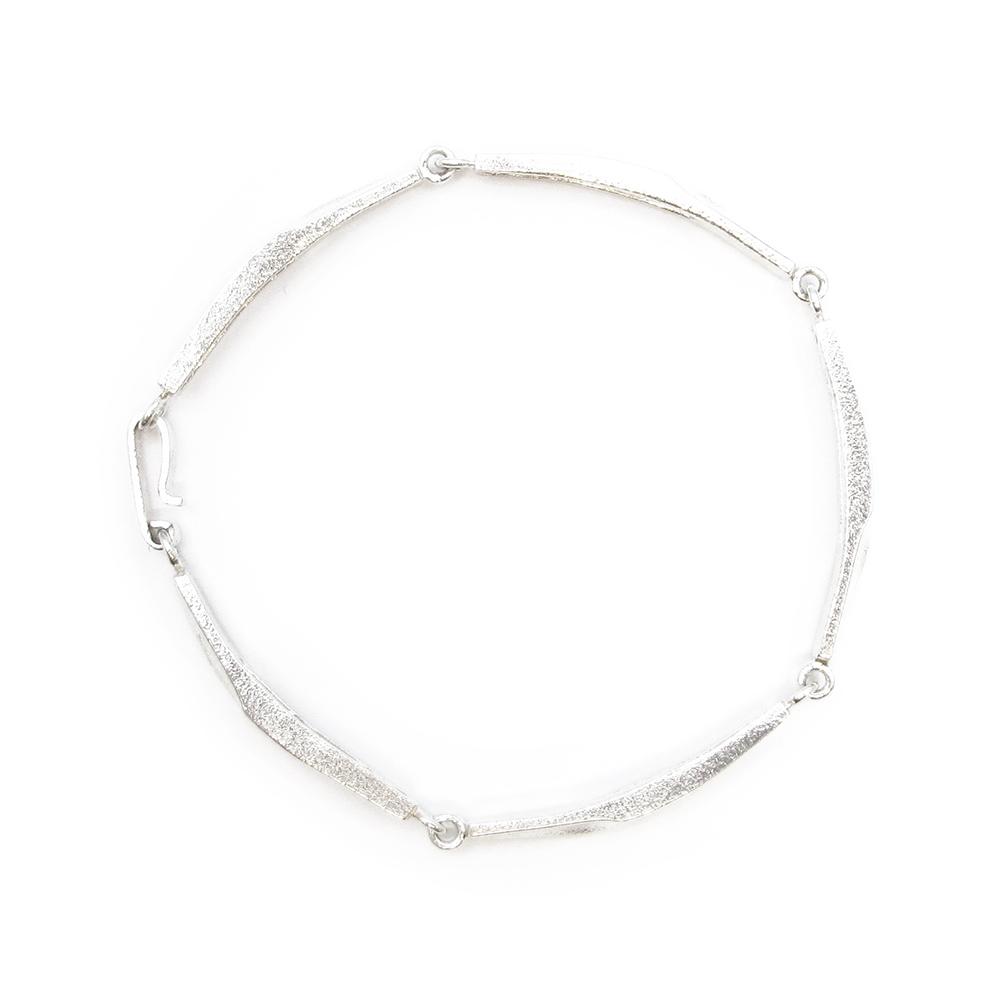Hopeinen rannekoru Carela Jewelry Oy 19cm #1 Kultatukku.fi
