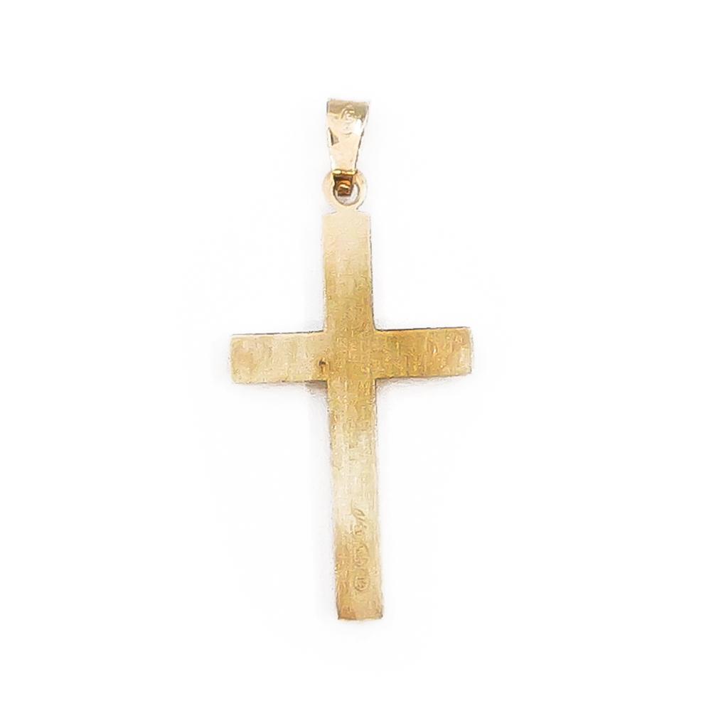 Kultainen ristiriipus #2 Kultatukku.fi