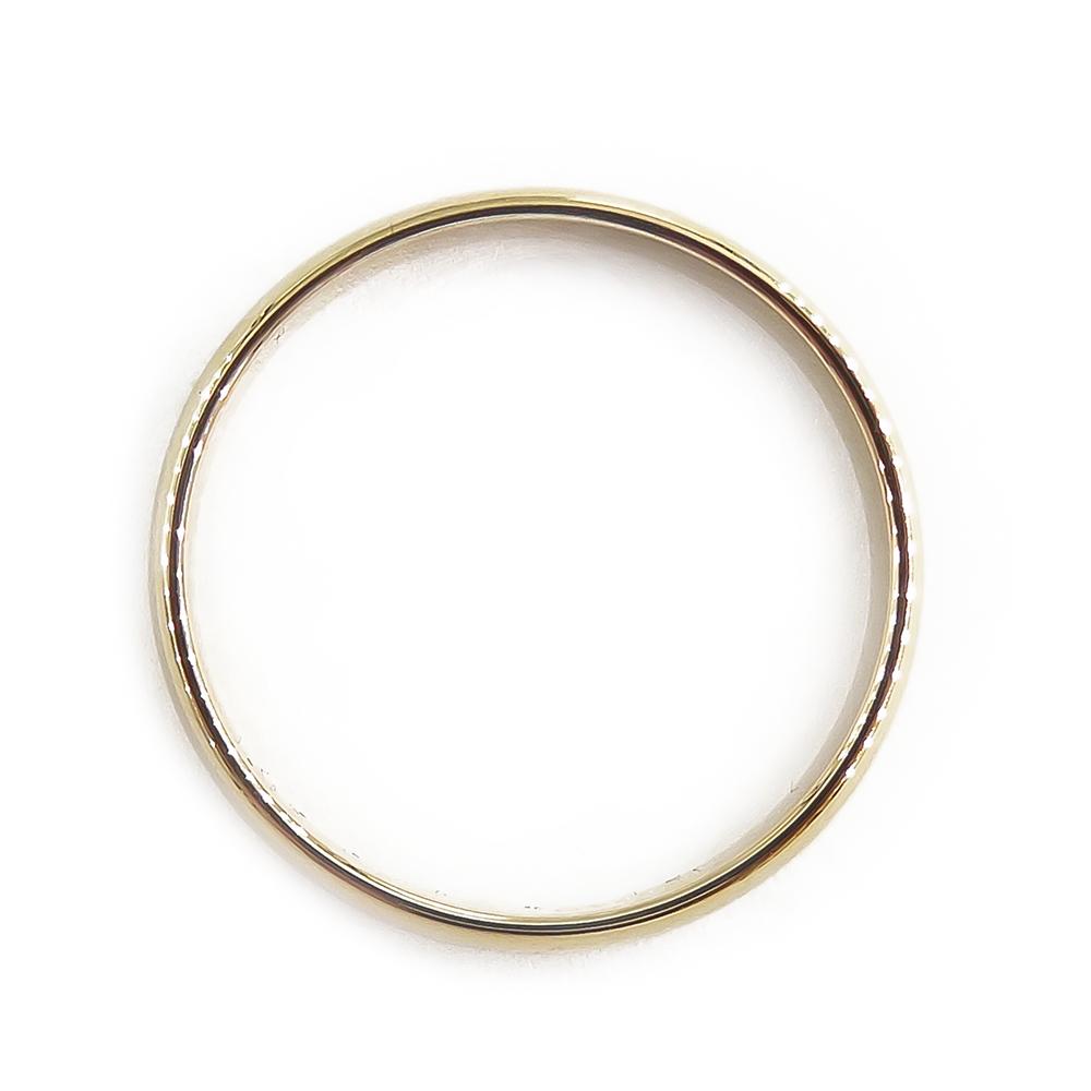 Top Gold Oy puolipyöreä kultainen kihlasormus 585, 18 mm #1 Kultatukku.fi
