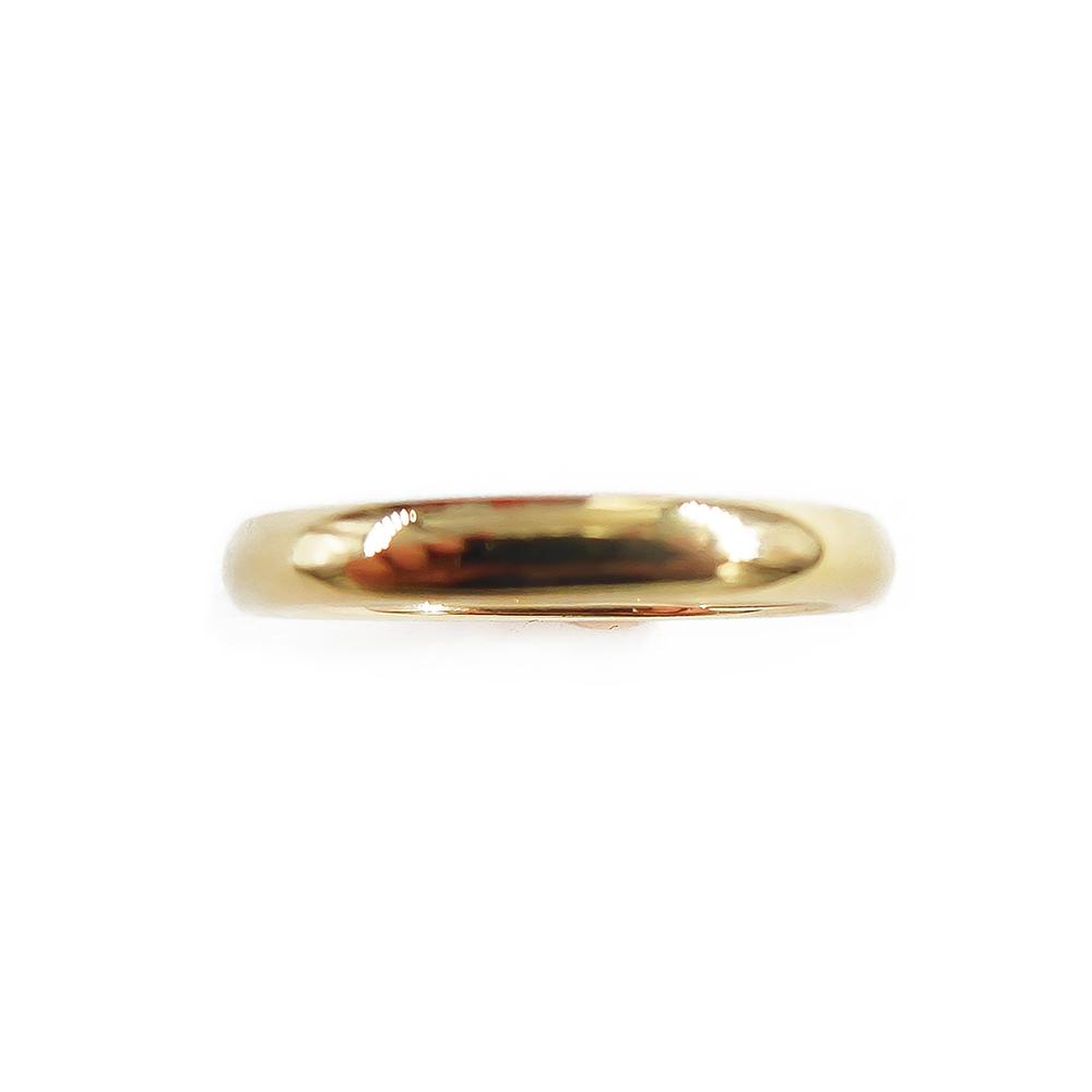 Top Gold Oy puolipyöreä kultainen kihlasormus 585, 18 mm #2 Kultatukku.fi