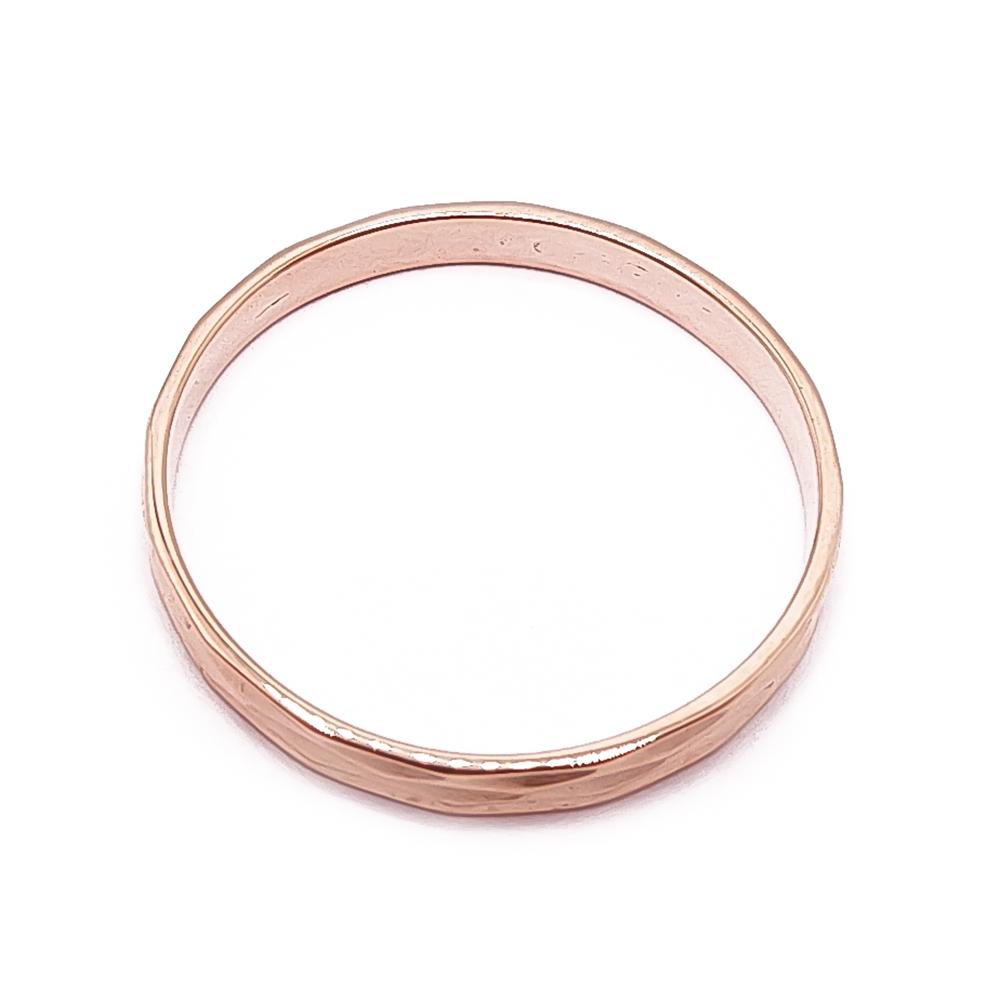 Kultainen kuviokihlasormus 19,5mm 2,5mm #2 Kultatukku.fi