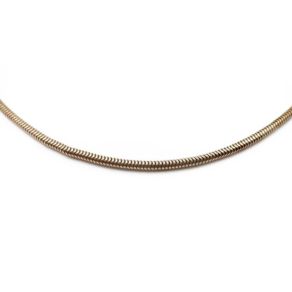 1,6mm Silkki/käärme kaulaketju 47cm #2 Kultatukku.fi