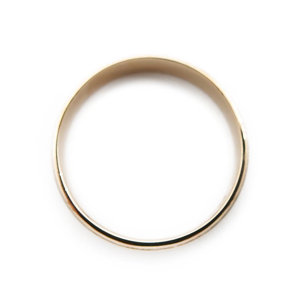 Kultainen sormus 3,6mm 16,75mm #2 Kultatukku.fi