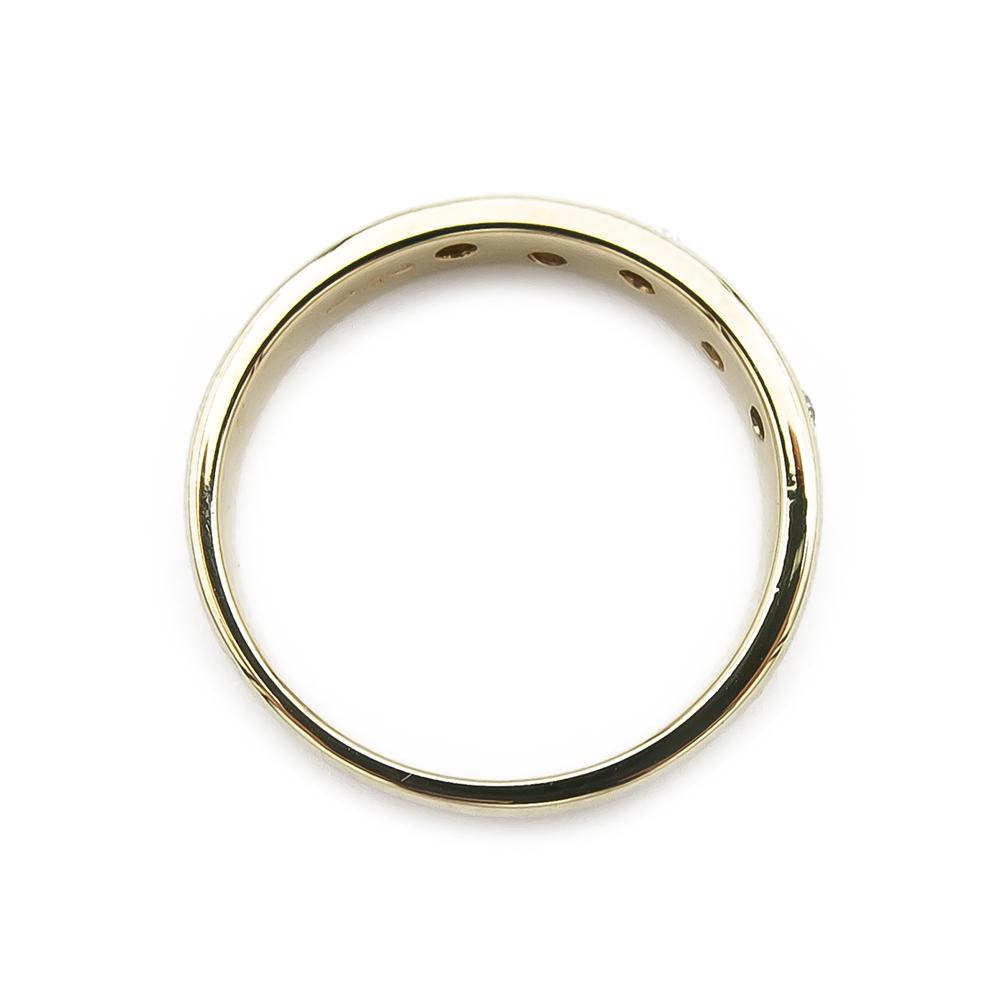 Kultainen timanttisormus  0,10ct 17,0 #2 Kultatukku.fi