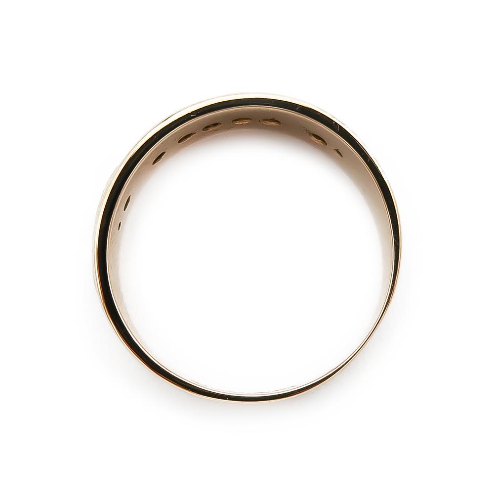 Kultainen timanttisormus yht. 0,09ct 16,75mm #2 Kultatukku.fi