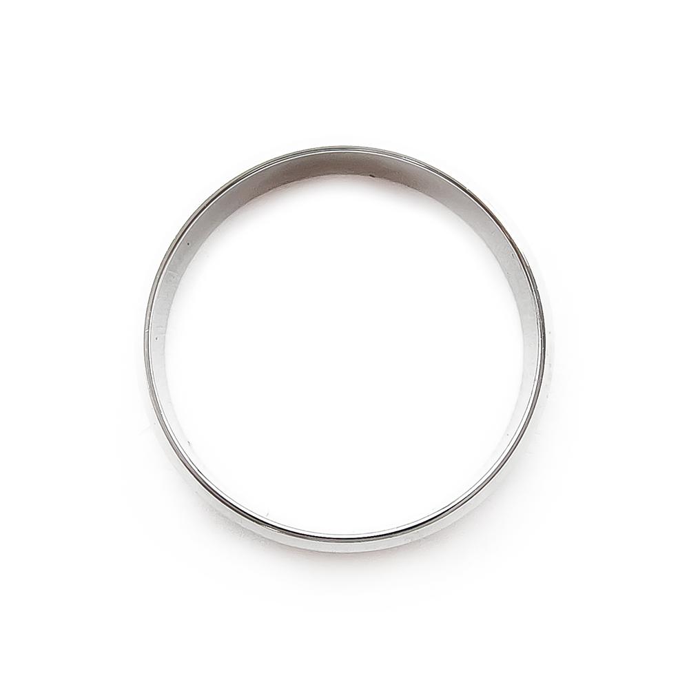 Valkokultainen kihlasormus 19,5mm, leveys 5,4mm #2 Kultatukku.fi