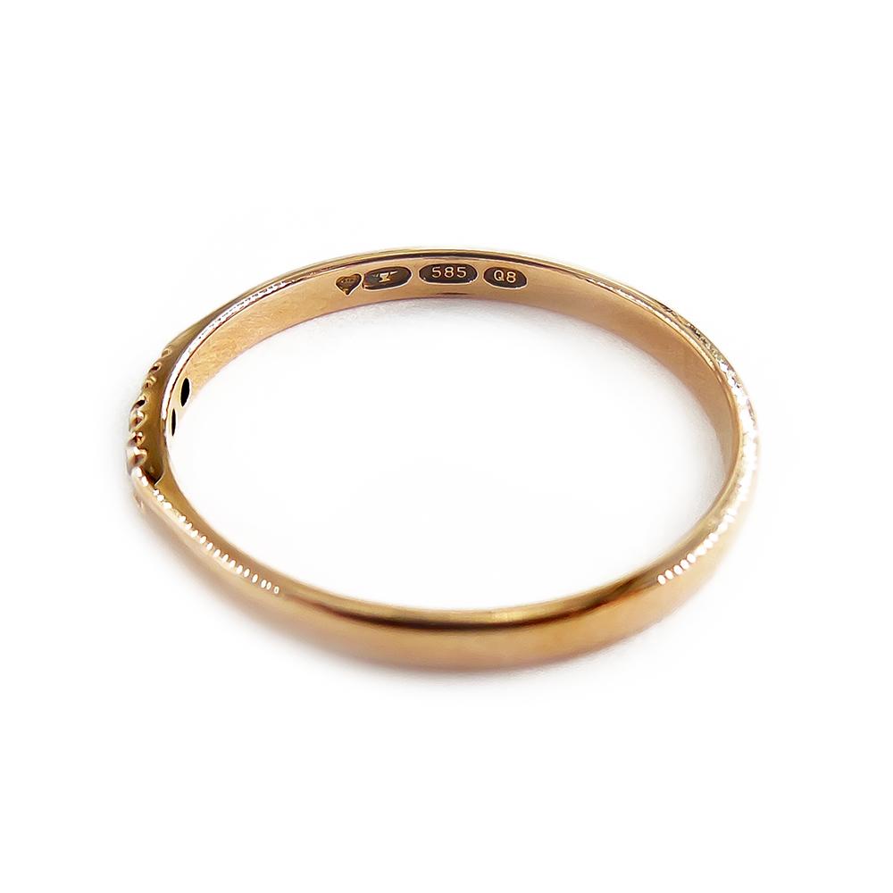 Kupittaan Kulta kultainen kolmen timantin sormus 0,015 ct, 17 mm, 1993 #1 Kultatukku.fi
