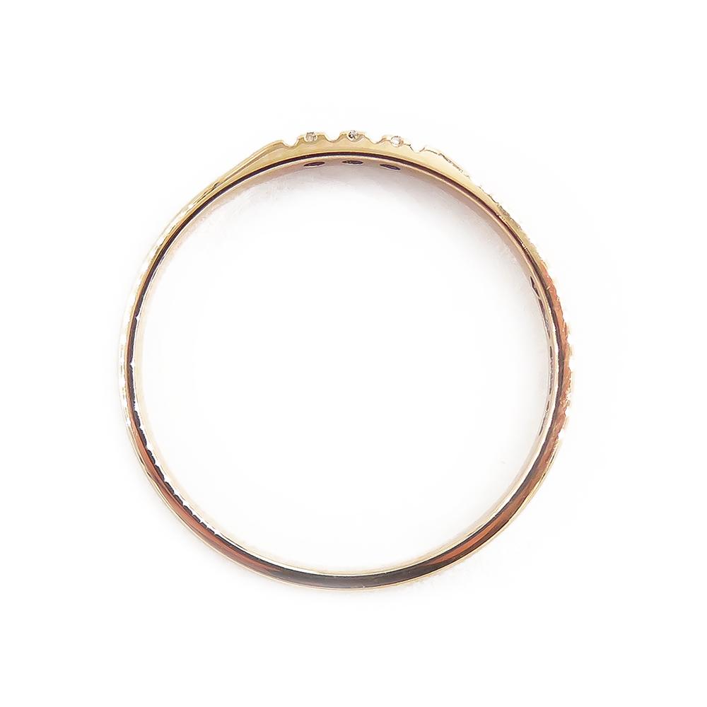 Kupittaan Kulta kultainen kolmen timantin sormus 0,015 ct, 17 mm, 1993 #2 Kultatukku.fi