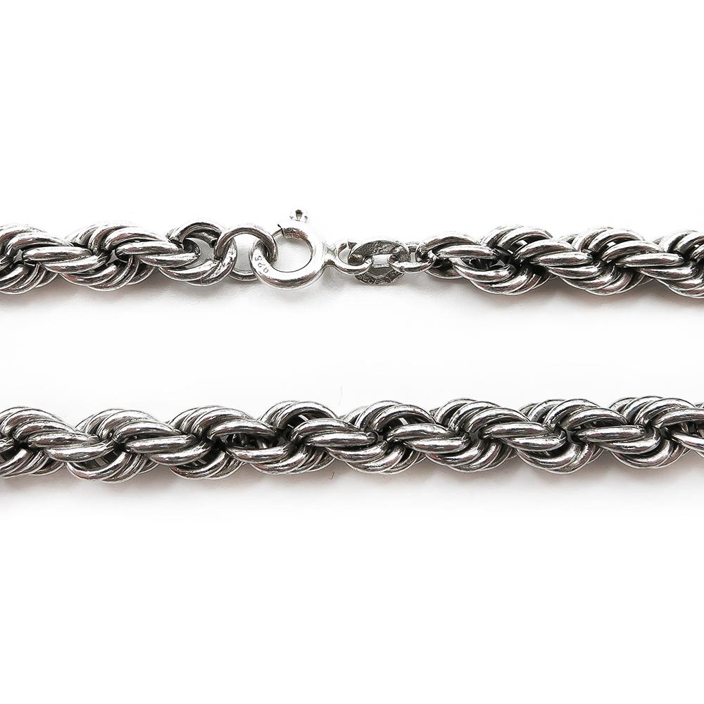 Hopeinen cordellranneketju 18,5cm lev.5mm #1 Kultatukku.fi