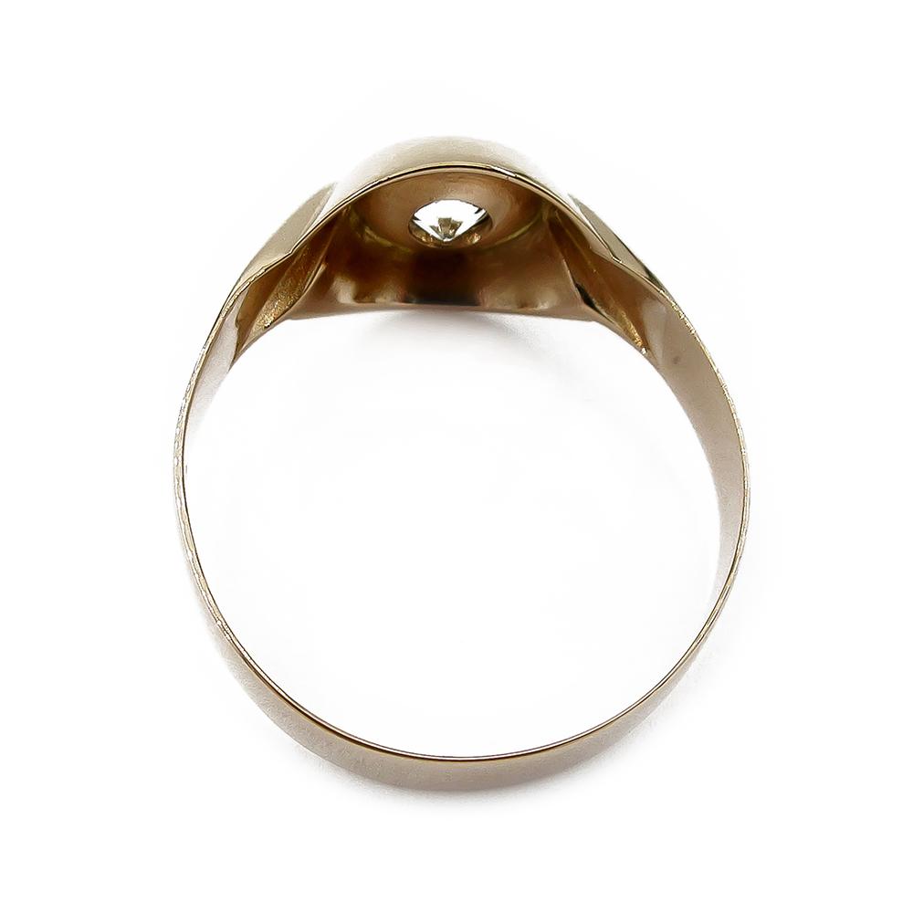 Eino Westerback kirkaskivinen 14K kultasormus 17,5 mm, 1959 #2 Kultatukku.fi