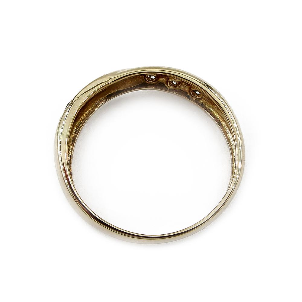 Kultainen timanttirivisormus 7kpl yht.0,035ct 16.75 2002 Osuuskunta Timanttiset #2 Kultatukku.fi
