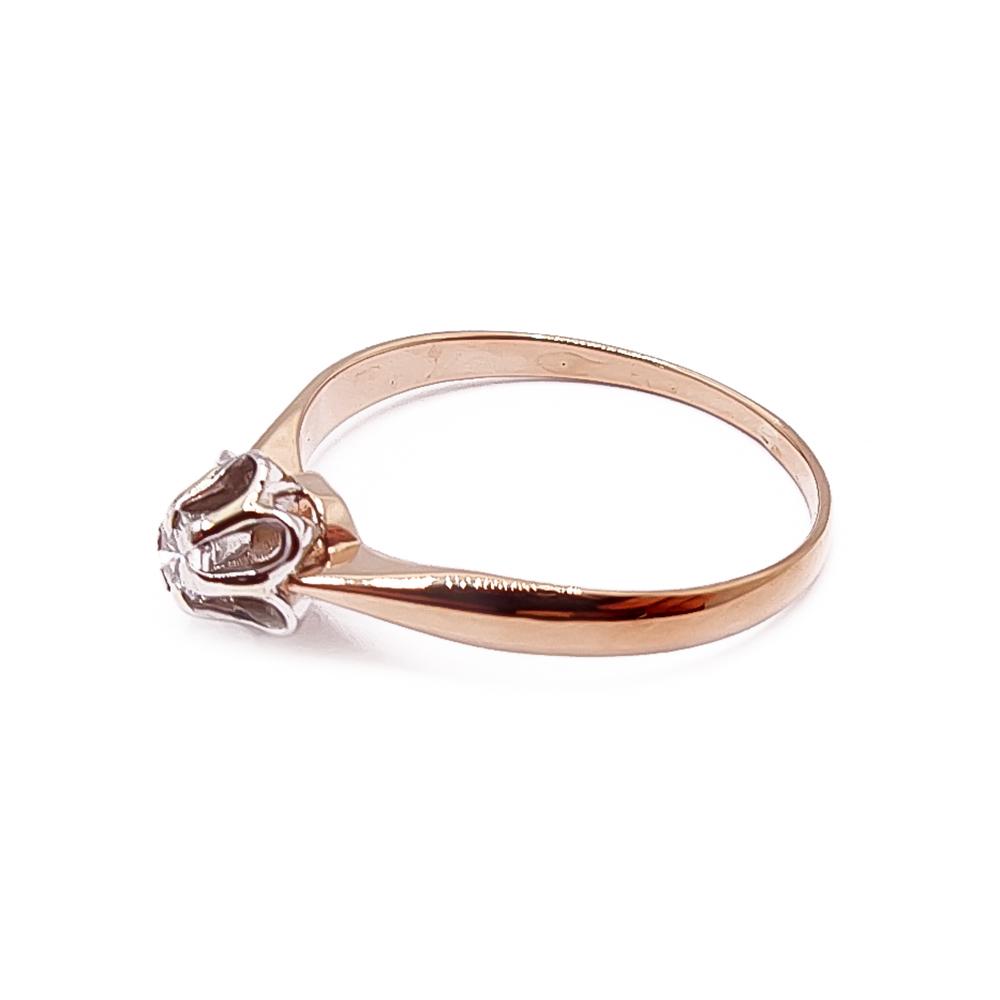 Westerback NW timanttisormus 18K kultaa 0,10 ct, 18,25 mm #3 Kultatukku.fi