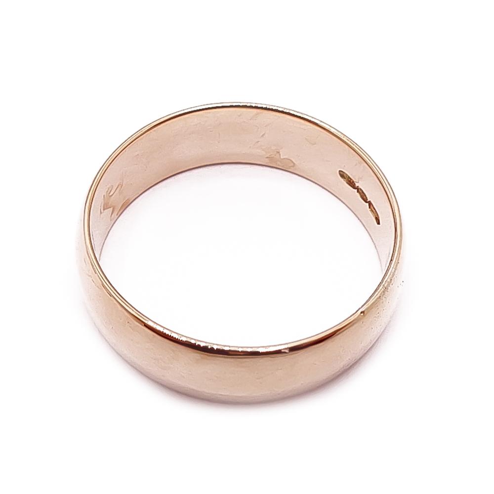 Kohinoor leveä 14K kultainen kihlasormus 19 mm, 6 mm, 2016 #2 Kultatukku.fi