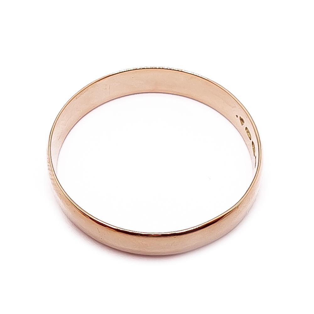 Ajan Kello 14K kultainen kihlasormus 23,25 mm, leveys 4,5 mm – 2002 #2 Kultatukku.fi