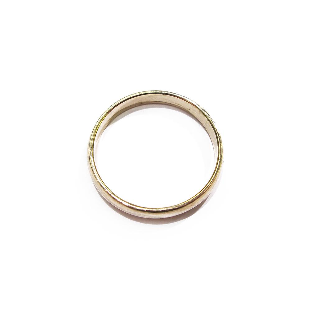 Top Gold Oy puolipyöreä kultainen kihlasormus 585, 19 mm #1 Kultatukku.fi