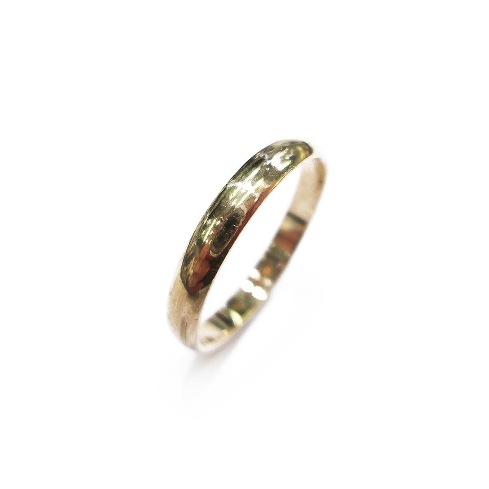 Top Gold Oy puolipyöreä kultainen kihlasormus 585, 19 mm #0 Kultatukku.fi