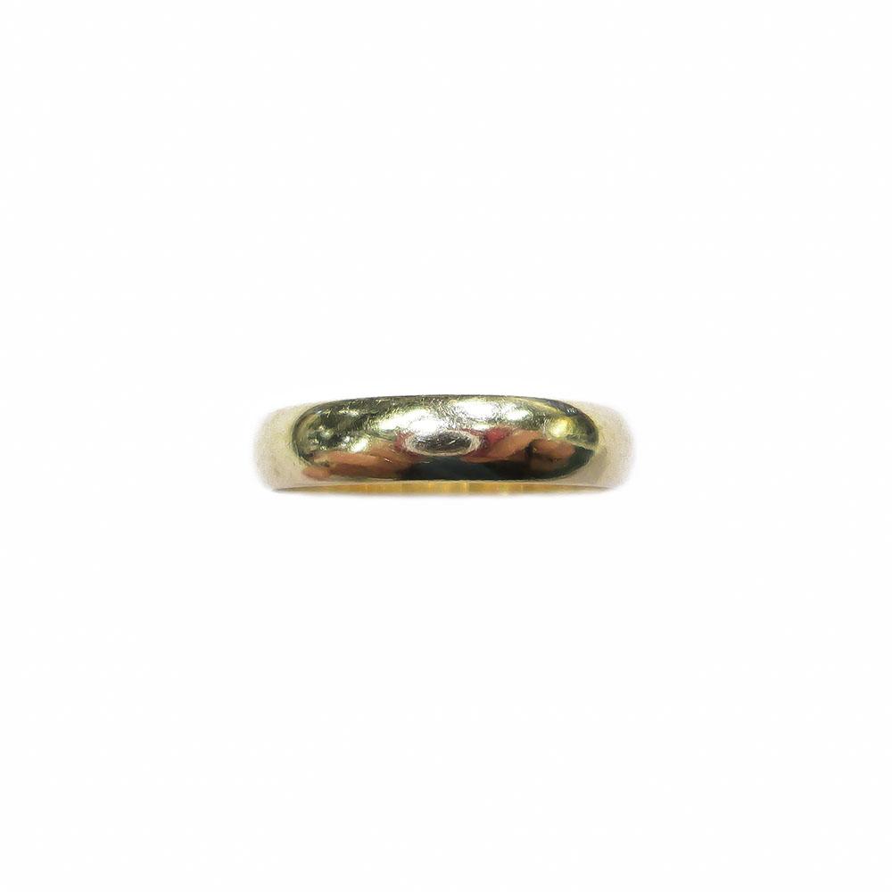 Top Gold Oy puolipyöreä kultainen kihlasormus 585, 19 mm #2 Kultatukku.fi