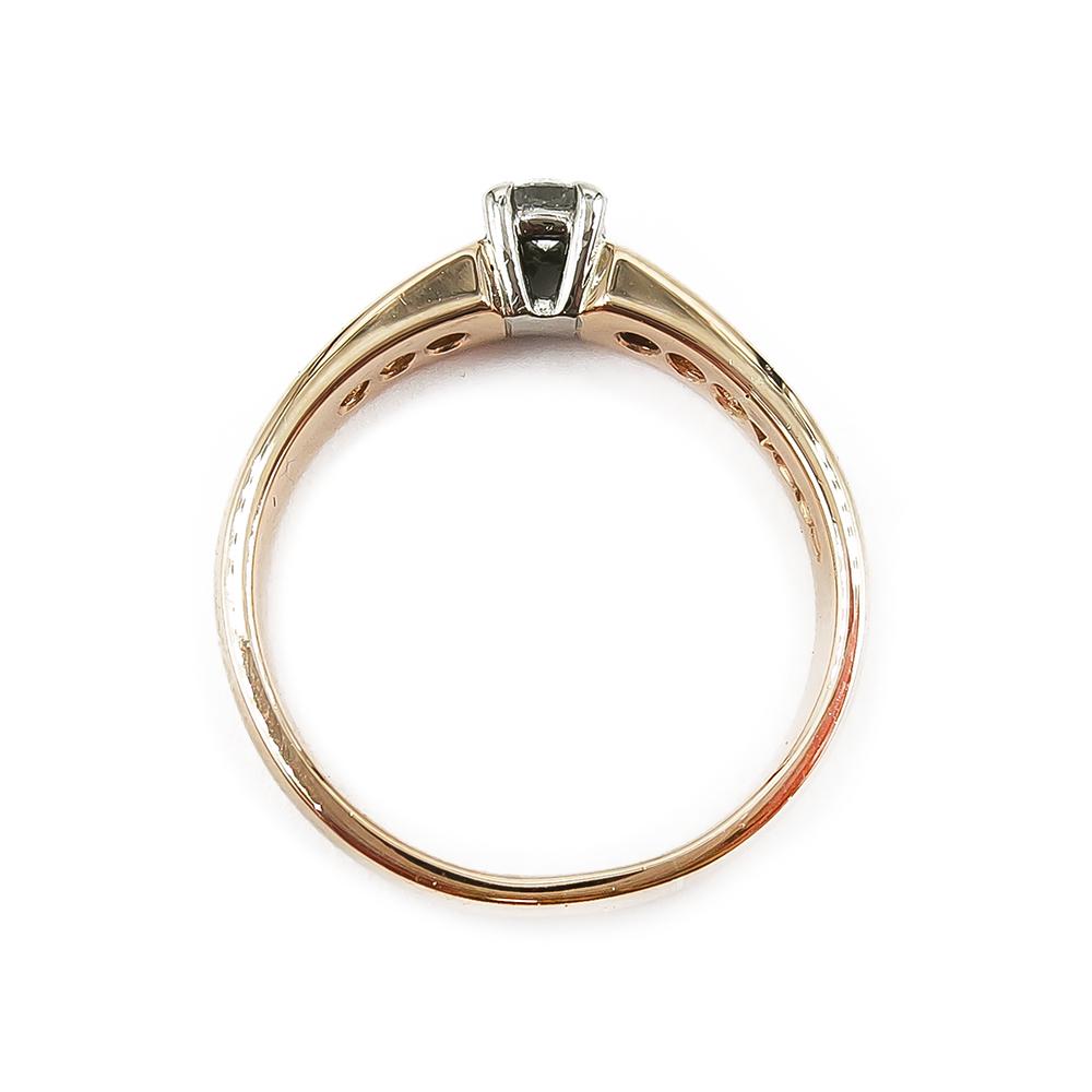 18K Sandberg timanttisormus 0,42ct 18,5mm #3 Kultatukku.fi
