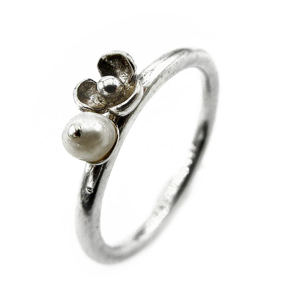 Spinning hopeasormus kukka-helmi 15,25 Spinning Jewelry A/S #0 Kultatukku.fi