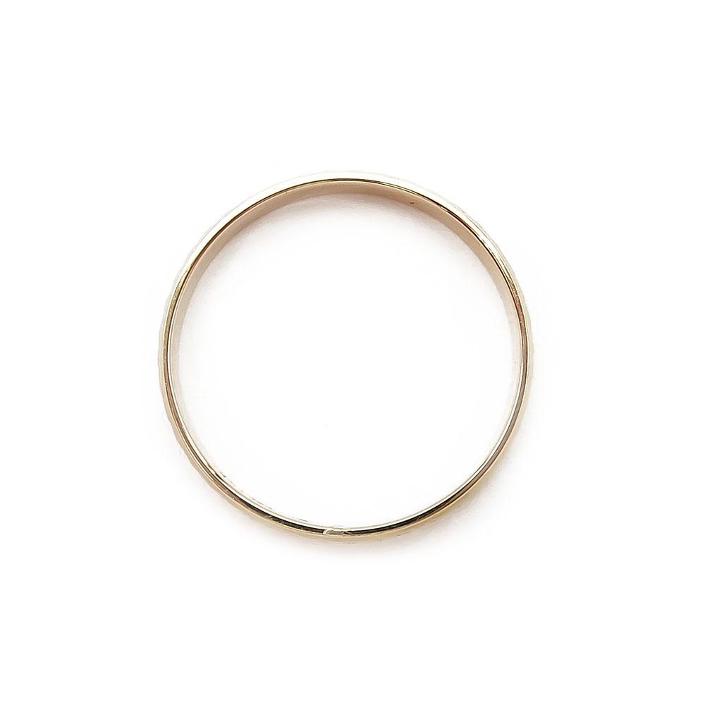 Timanttileikattu kihlasormus 17,5mm, leveys 2,7mm #2 Kultatukku.fi