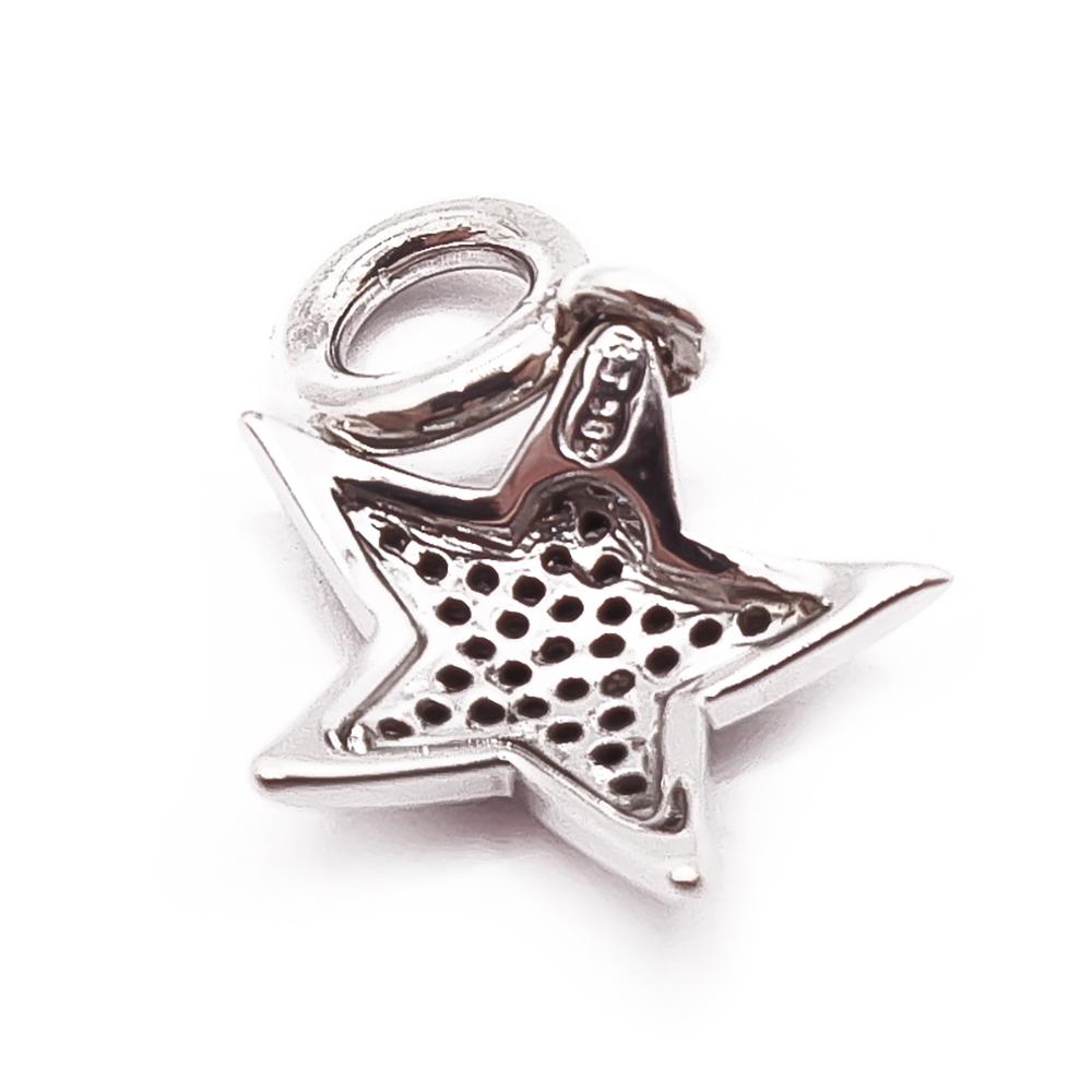 Valkokultainen timanttitähtiriipus 0,15ct #2 Kultatukku.fi