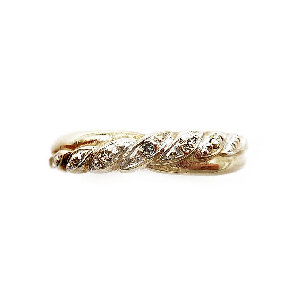 Kultainen timanttisormus 0.005ct 17mm #1 Kultatukku.fi