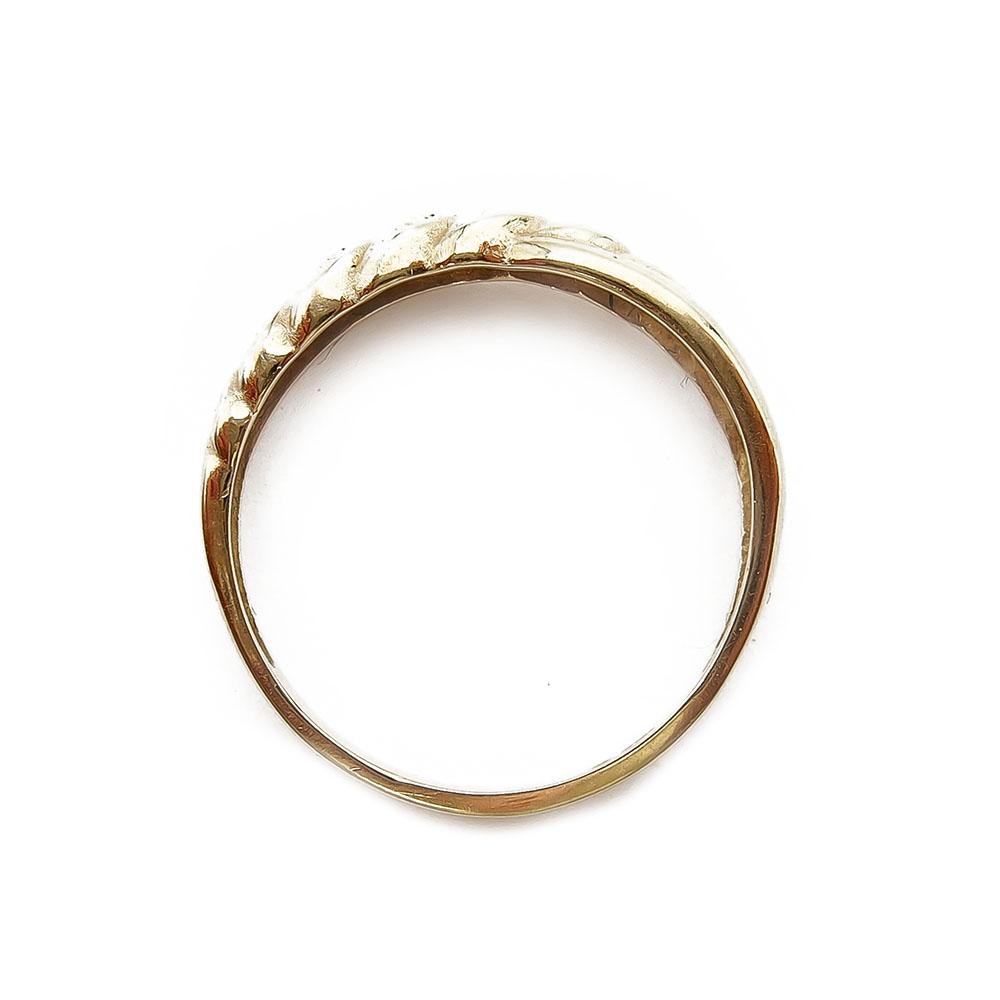 Kultainen timanttisormus 0.005ct 17mm #2 Kultatukku.fi