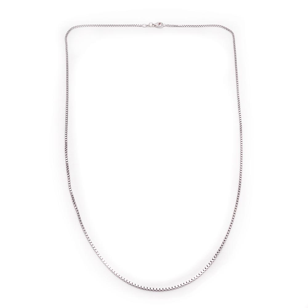 Balestra venetsiaketju 18K valkokultaa 70 cm #0 Kultatukku.fi