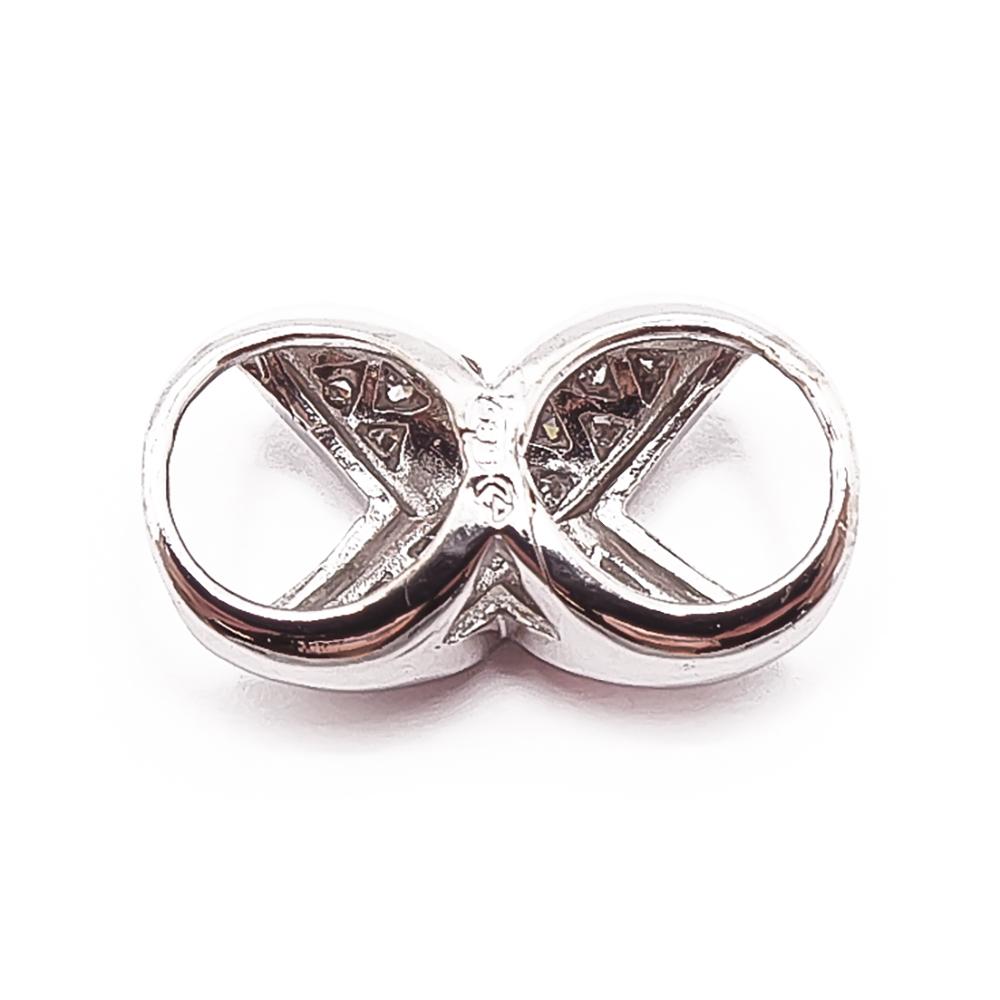Valkokultainen timanttiriipus 18x0,005ct #1 Kultatukku.fi